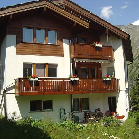 Ferienwohnung Haus Le Mirage Saas-Fee Exterior foto