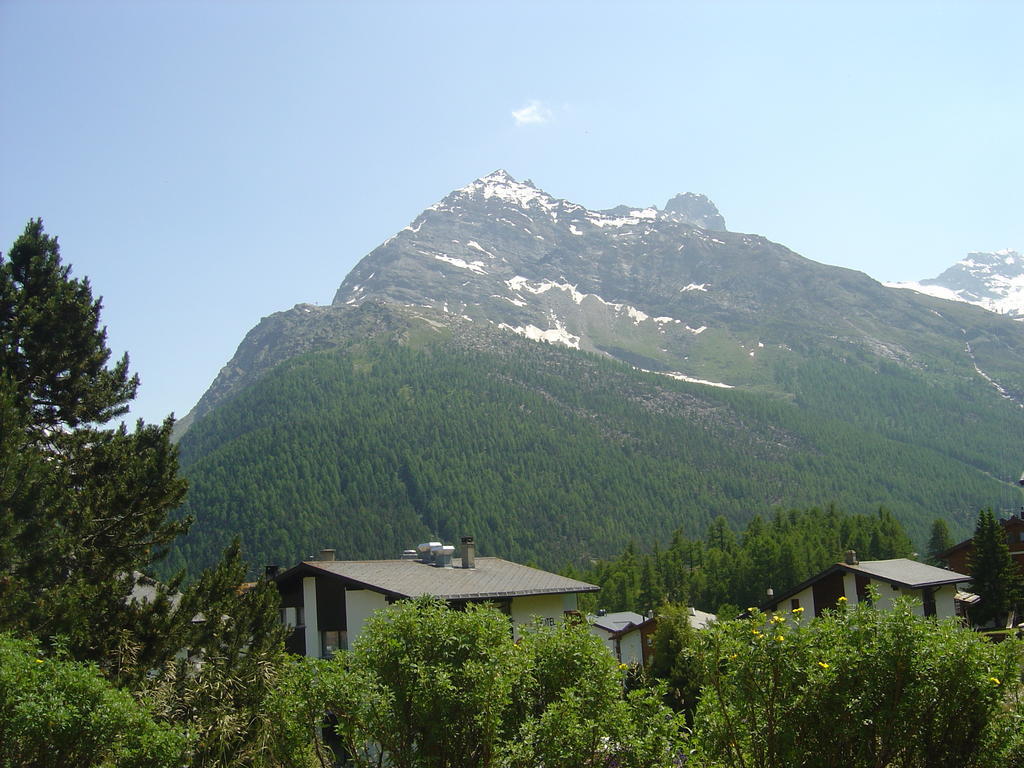 Ferienwohnung Haus Le Mirage Saas-Fee Exterior foto